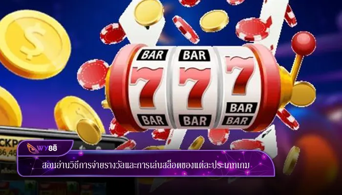 สอนอ่านวิธีการจ่ายรางวัลและการเล่นสล็อตของแต่ละประเภทเกม